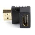 Cablexpert Переходник HDMI-HDMI 19F/19M, угловой соединитель 90 градусов, золотые разъемы A-HDMI90-FML