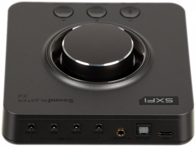 Звуковая карта Creative USB Sound Blaster X4 Super X-Fi Ultra DSP 7.1 Ret
