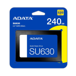 Твердотельный накопитель ADATA SU630 2.5" SATA 240GB 520/450 TBW 50TB 3D NAND RETAIL (ASU630SS-240GQ-R)