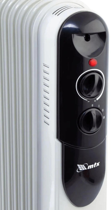 Радиатор масляный MTX OCH-1500 1500Вт белый