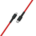 USB кабель ZMI USB-кабель ZMI AL875 USB Type-c to Lightning PP braided Cable 1.5m red ZMKAL875CNRD