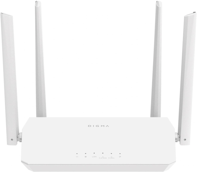 Роутер беспроводной Digma DWR-AC1203 10/100/1000BASE-TX