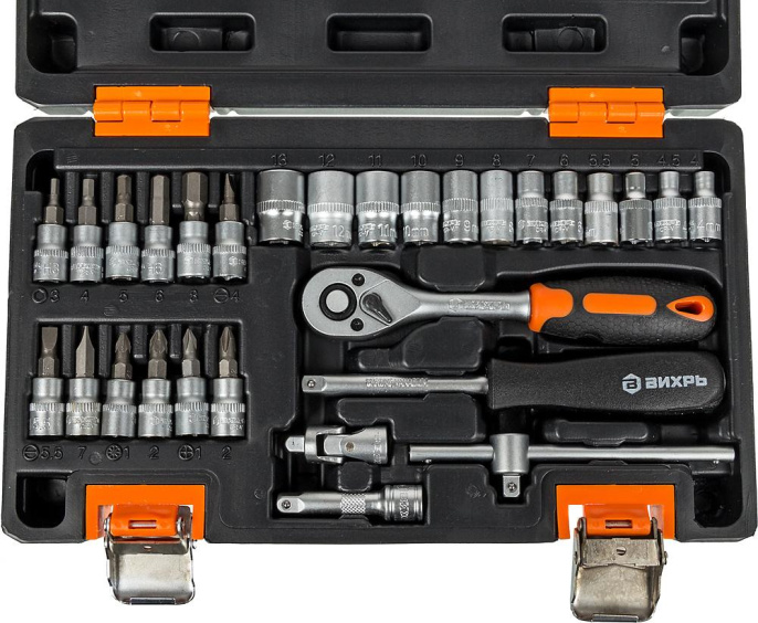 Набор инструментов ВИХРЬ 73/6/7/1,  29 предметов