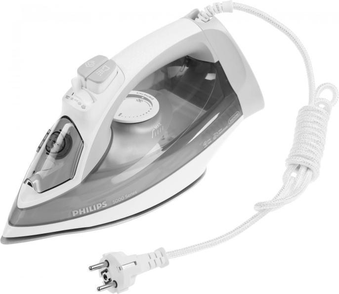 Утюг Philips DST5010/10, 2400Вт, серый/белый