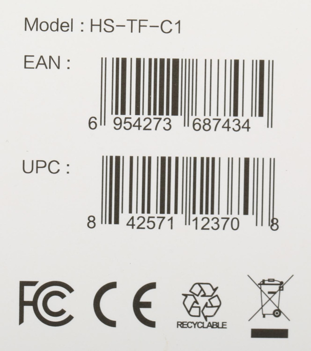 Карта памяти microSDXC Hikvision C1 256 ГБ, 92 МБ/с, Class 10, HS-TF-C1 STD /256G/Adapter, 1 шт., переходник SD