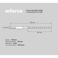 Бур по бетону 2X 6х160 мм; SDS+ Inforce 11-01-536