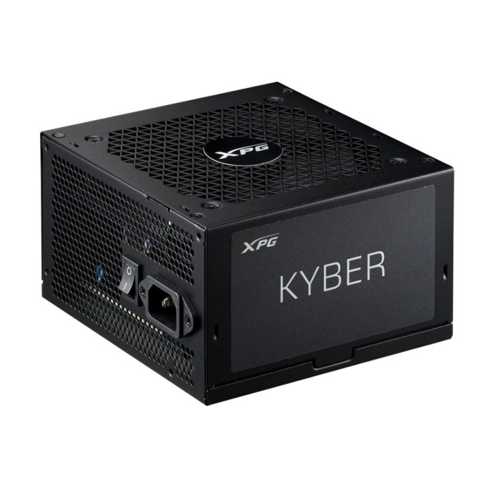 XPG KYBER 650 ATX 2.52, 650W, PWM 120mm fan, Active PFC, DC to DC, Full-Bridge & LLC converter, 80+ GOLD RET (KYBER650G-BKCEU)