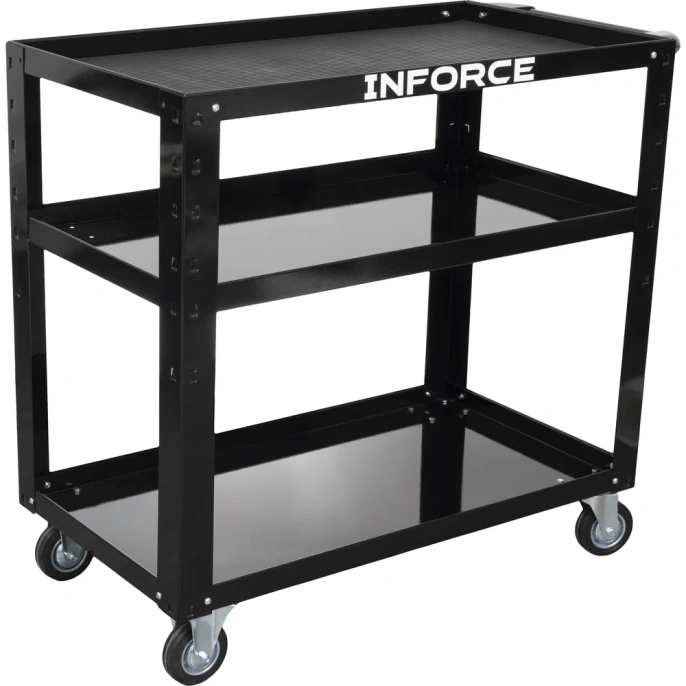 Инструментальная тележка, 3 полки, габариты без упаковки 950х486х840 Inforce 06-01-16