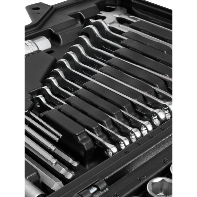 Набор инструментов Inforce 85 предметов 1/2", 1/4" Inforce, Сталь Cr-V, Профессиональный, 06-07-14
