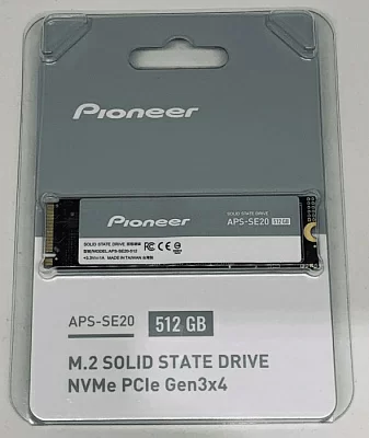 Флеш-накопитель Pioneer Твердотельный накопитель SSD Pioneer 512GB M.2 2280 PCIe Gen3x4 (Dramless)