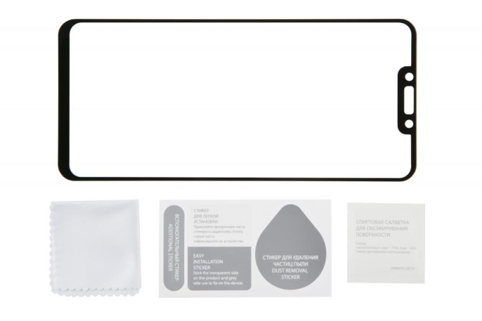 Защитное стекло для экрана Redline черный для Huawei Nova 3i/nova 3/mate 20 lite 1шт. УТ000017128