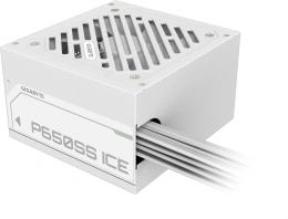Блок питания Gigabyte GP-P650SS Ice 650W (28200-P65SW-1EUR) (ATX 12V V3.0, 80Plus Silver (КПД 90%), 3,3V-20А, 5V-20А, 12V-54.1А, -12V-0.3А, 5Vsb-3А, 1x24pin, 2х4+4pin, 2х6+2pin, 5хSATA, 3хMolex, OVP/OPP/SCP/UVP/OCP/OTP, 120mm, FDB, 150×140×86мм)