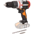 Аккумуляторная ударная дрель-шуруповерт WORX  20 В, 60 Нм, бесщеточная, без АКБ и ЗУ WX354.9