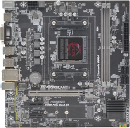 Материнская плата AFOX AMD B450 AM4, 2xDDR4 32GB , 1xPCIe 3.0x16, 2xPCIe x1, 1xHDMI, 1xD-Sub, 1xLAN 1GbE , 4xSATA, 1xM.2, 2xUSB 3.0, 4xUSB 2.0, mATX