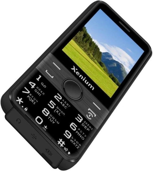 Мобильный телефон Xenium 800 X черный моноблок 2Sim 2.8" 240x320 Spreadtrum ThreadX RTOS 0.3Mpix GSM900/1800 MP3 FM microSD max32Gb