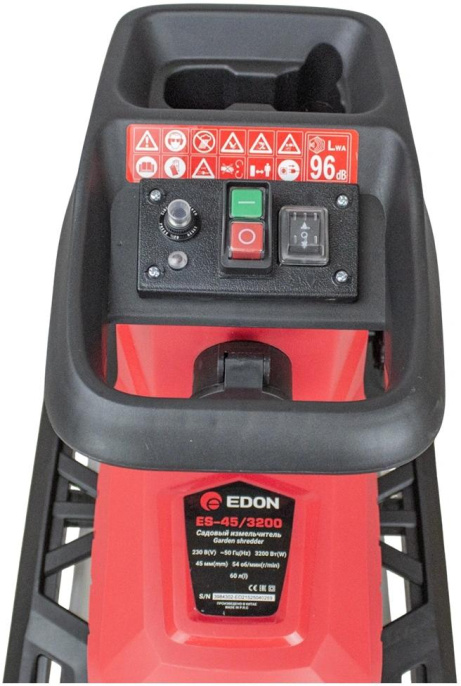 Садовый измельчитель Edon ES-45/3200 3200Вт 54об/мин (39843)