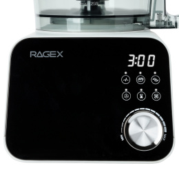 Кухонный комбайн RAGEX R110-202 6 в 1, 2.5 литра, 11 скоростей, 1200 Вт, светло-серый