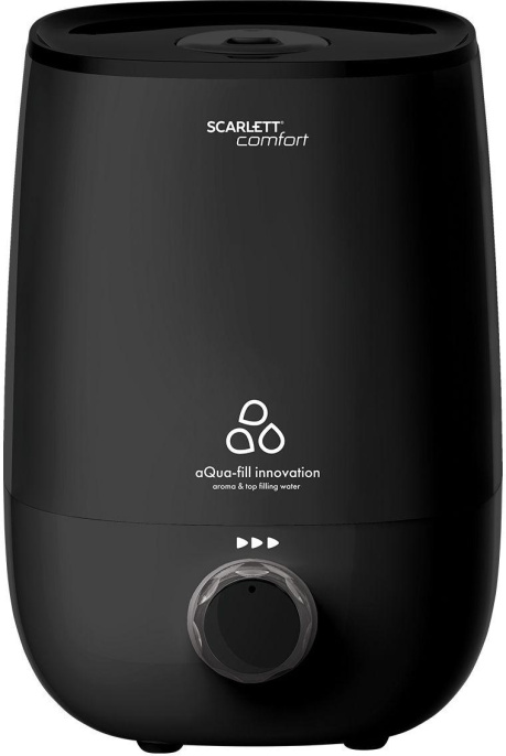 Увлажнитель воздуха ультразвуковой Scarlett SC-AH986M24,  3.8л,  черный