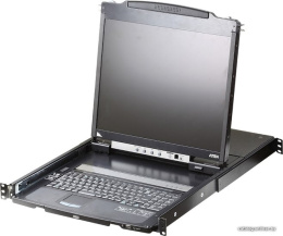 KVM консоль ATEN 19" Dual Rail LCD Console PS/2-USB, VGA CL5800N-ATA-RG