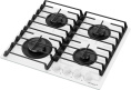 Газовая варочная панель Vitek VGH 6420 WG,  4 конфорки,  закаленное стекло,  белый
