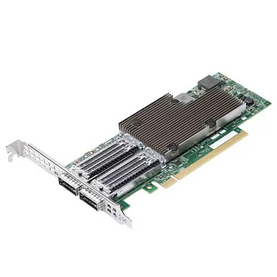 Сетевой адаптер Broadcom NetXtreme P2100G (BCM957508-P2100G) 2x100GbE (100/50/25/10GbE), PCIe 4.0 x16, QSFP56, BCM57508, Ethernet Adapter