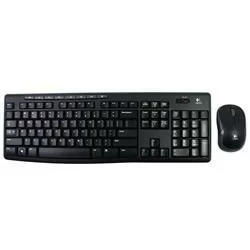 Клавиатура + мышь Logitech MK270 клав:черный мышь:черный USB беспроводная Multimedia (920-004518/920-003381)