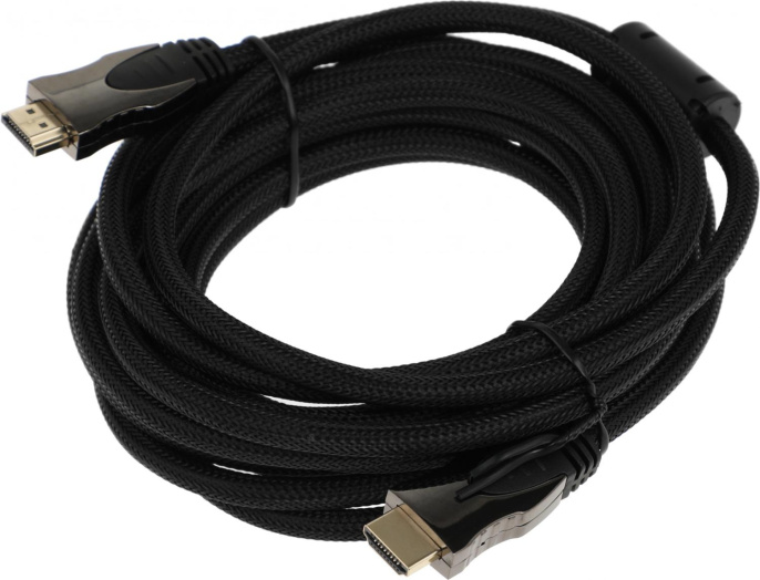 Кабель аудио HDMI m /HDMI m 5м. феррит.кольца позолоч.конт.