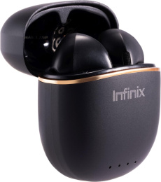 Гарнитура вкладыши Infinix XBuds XE23 черный беспроводные bluetooth в ушной раковине 10311756