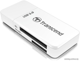 USB 3.0 Multi-Card Reader F5 All in 1 Transcend [TS-RDF5W] White