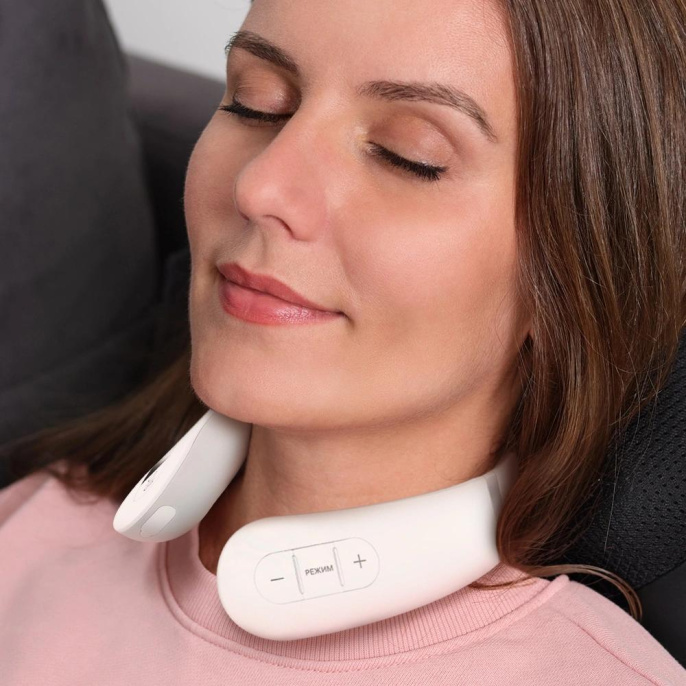 Массажер Kitfort КТ-2996 5Вт белый/серый