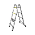 Телескопическая лестница-стремянка Forsage алюминиевая, бытовая, 1.3+1.3 м (4+4 ступ) F-UP130-M 54150