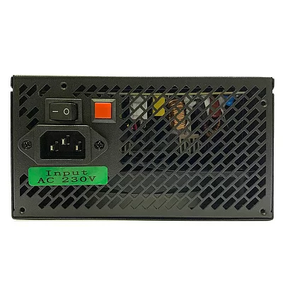 блок питания для ПК 750 Ватт Hiper. PSU HIPER HPB-750RGB (ATX 2.31, 750W, ActivePFC, RGB 140mm fan, Black) 85+, BOX