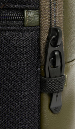 Рюкзак слинг Piquadro Russel CA6764W137/VE2 хаки кожа