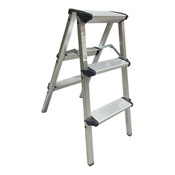 Стремянка двухсторонняя АЛЮБЭСТ модель (73см) DLH503