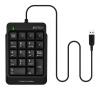 Числовой блок A4TECH Fstyler FK13P, USB, мембранная,  черный [fk13p black]