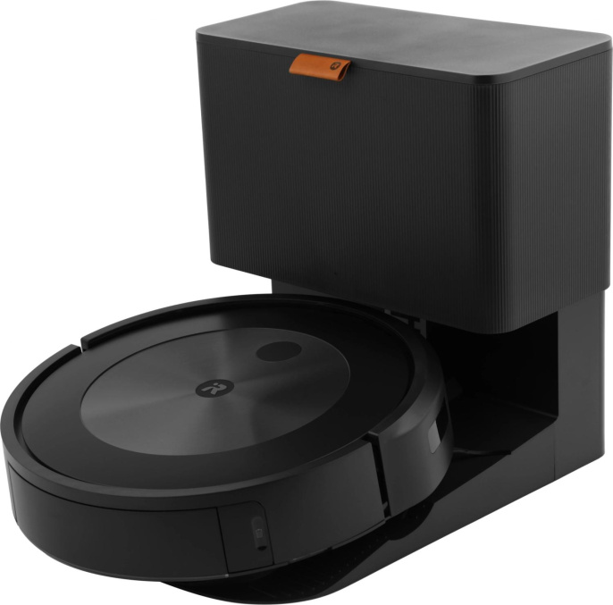 Робот-пылесос iRobot Roomba J7+, 60Вт, черный/черный [j755840plus_rnd]