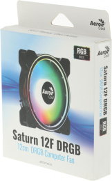 Вентилятор для корпуса Aerocool Saturn 12F RGB 120х120x25 черный 4-pin Molex 20дБ SATURN 12F DRGB MOLEX Ret