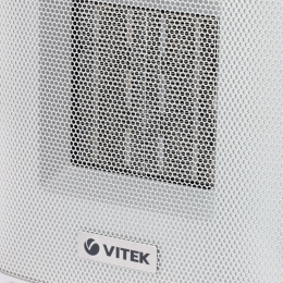 Тепловентилятор керамический Vitek VT-2052,  1500Вт,  с термостатом, 2 режима, серый