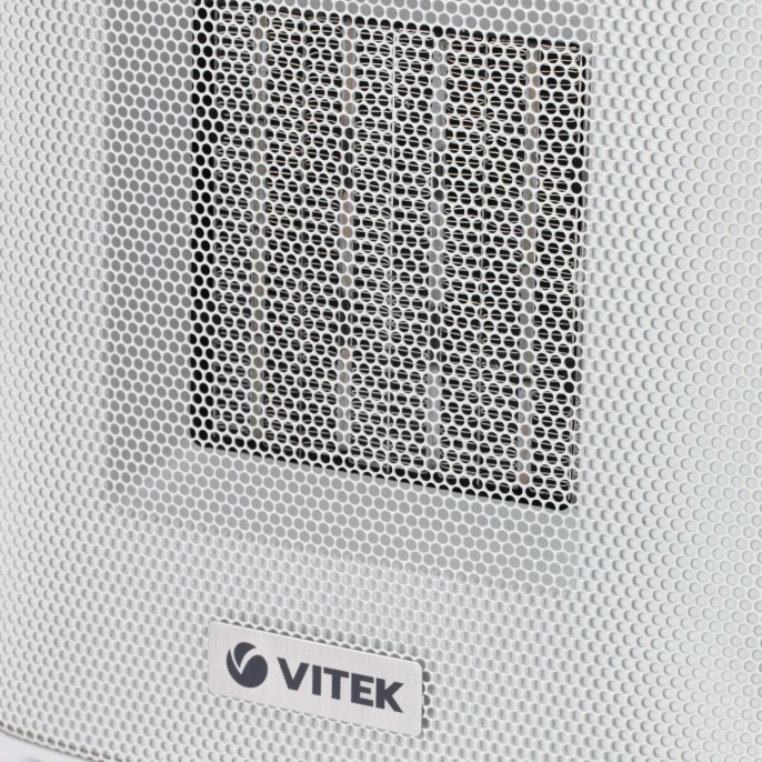 Тепловентилятор керамический Vitek VT-2052,  1500Вт,  с термостатом, 2 режима, серый