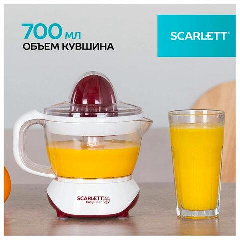 Соковыжималка SC-JE50C06 WH/RED 25W SCARLETT
