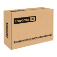 Коммутатор неуправляемый ExeGate EDGS-1006D.4PoE-65W 6-портовый гигабитный UTP 10/100/1000 Base-T: 4 порта IEEE 802.3af PoE , мощность PoE: 15,4W, суммарно 65W, 2 порта RJ45 uplink, настенный/настольный, металлический корпус EX299022RUS