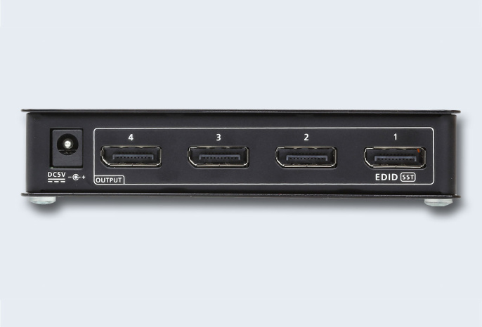 Разветвитель, электрон. ATEN VS192-AT-G, DisplayPort, 1 2 устройства, 15 метр., F, без шнуров, Б.П. 220 5.3V, до 4096x2160/3840x2160 60Hz; HDCP 1.3; ATEN/VANCRYST VS19