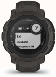 Смарт-часы Garmin Instinct 2 45мм 0.9" LCD корп.темно-серый рем.темно-серый разм.брасл.:22мм 010-02626-00