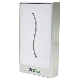 Cчитыватель ZKTeco ProID10WE RFID карты, Em-Marine 125кГц, расстояние считывания: до 10см, время считывания: ≤300мс, входные порты: внешнее управление LED, внешнее управление зуммером, выходные порты: Wiegand 26bit или 34bit, IP65, накладной монтаж, мате