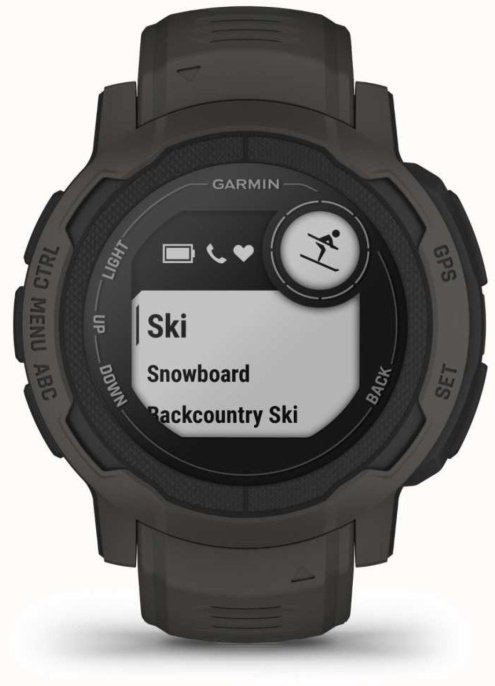 Смарт-часы Garmin Instinct 2 45мм 0.9" LCD корп.темно-серый рем.темно-серый разм.брасл.:22мм 010-02626-00