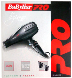 Фен Babyliss Pro Tiziano 2100Вт черный BAB6310RE