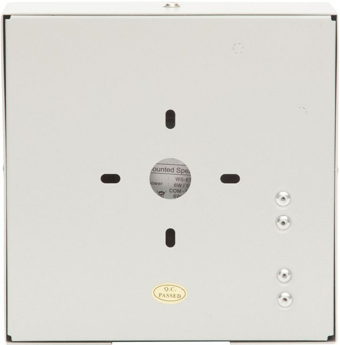 Громкоговоритель настенный Roxton WS-06T 6/3/1.5 Вт 80 Гц – 16 кГц белый