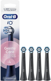 Насадка для зубных щеток Oral-B Cross Action iO RB SBF Gentle Care упак.:4шт черный