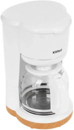 Кофеварка капельная Kitfort КТ-7453 900Вт белый