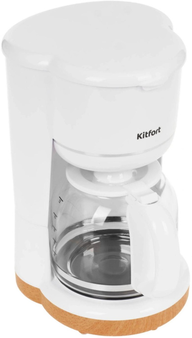 Кофеварка капельная Kitfort КТ-7453 900Вт белый